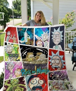 Rick And Morty Quilt Blanket Bedding Set for Home Décor