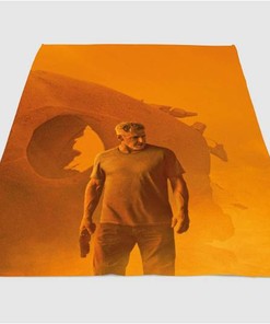 Rick Deckard Blade Runner 2049 Sherpa Fleece Blanket Gifts for Family, for Couple