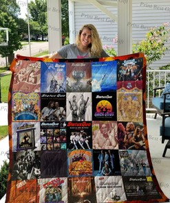 Rick Parfitt Albums Cover Poster Quilt Blanket Bedding Set