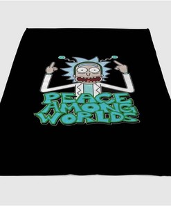 Rick Peace Sherpa Fleece Blanket Gifts for Family, for Couple