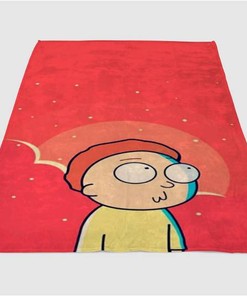 Rick Sanchez Sherpa Fleece Blanket Gifts for Family, for Couple