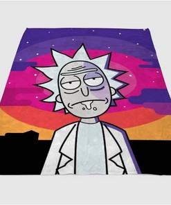 Rick Sherpa Fleece Blanket Gifts for Family, for Couple
