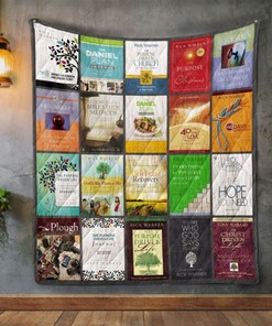 Rick Warren Books Quilt Blanket Bedding Set for Home Décor
