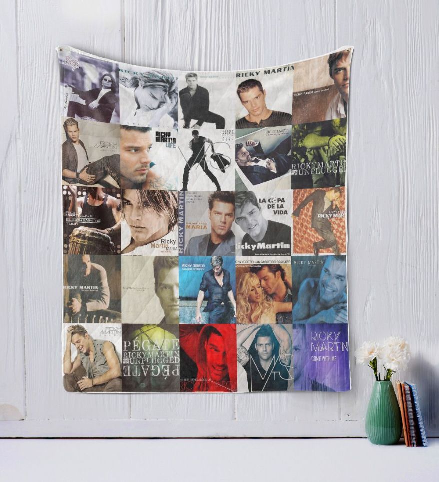 Ricky Martin Quilt Blanket Bedding Set for Home Décor