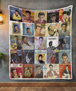 Ricky Nelson Album Covers Quilt Blanket Bedding Set