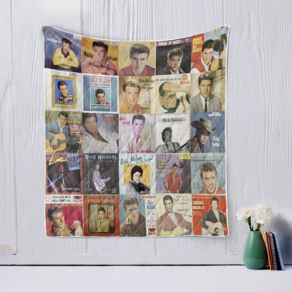 Ricky Nelson Quilt Blanket Bedding Set for Home Décor