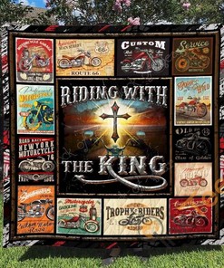 Riding With The King Quilt Blanket Bedding Set