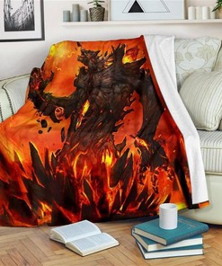 Rift Colossus Idea Gamer Sherpa Fleece Blanket Gifts for Family, for Couple