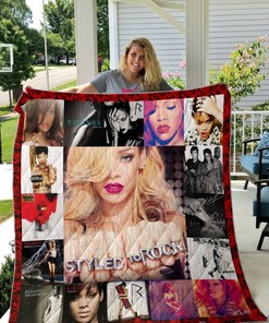 Rihanna Style 2 Quilt Blanket Bedding Set for Home Décor