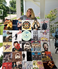 Ringo Starr Albums Quilt Blanket Bedding Set For Fans