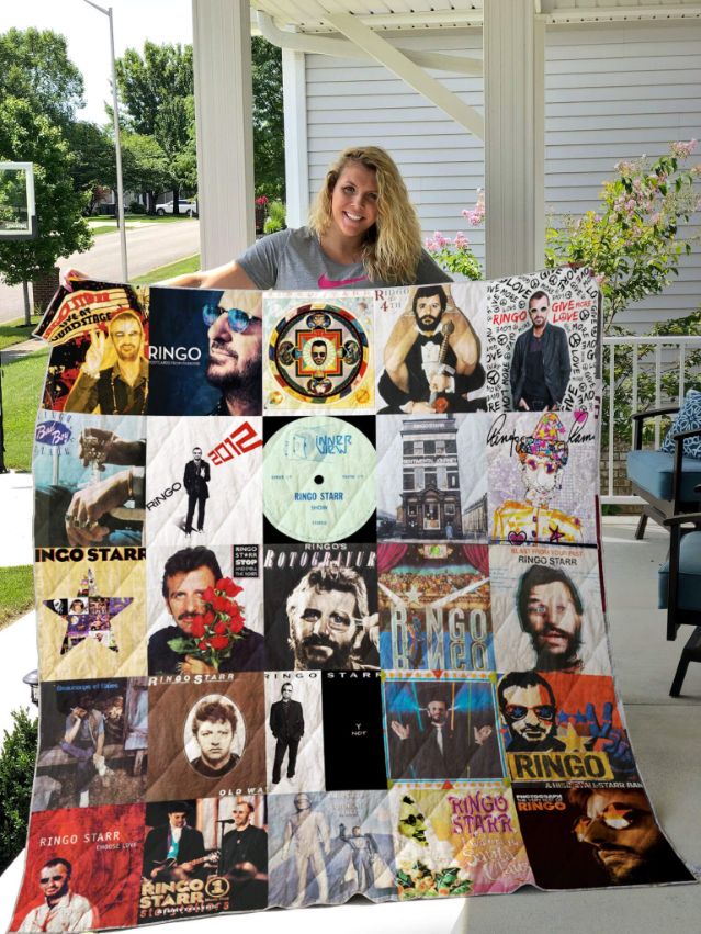 Ringo Starr Albums Quilt Blanket Bedding Set For Fans