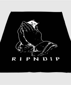 Ripndip Hand Sherpa Fleece Blanket Gifts for Family, for Couple