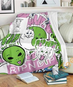 Ripndip Sherpa Fleece Blanket Gifts for Family, for Couple