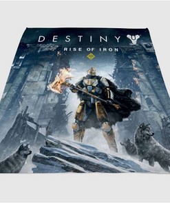 Rise Of Iron Cover Destiny 2 Sherpa Fleece Blanket Gifts for Family, for Couple