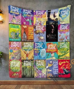 Roald Dahl Books Quilt Blanket Bedding Set