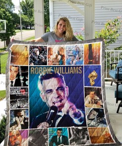 Robbie Williams Albums Cover Poster Quilt Blanket Bedding Set