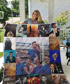 Robbie Williams Albums Quilt Blanket Bedding Set For Fans