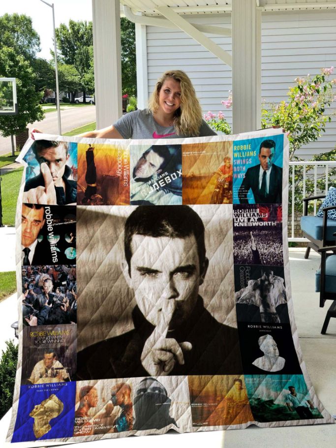 Robbie Williams Quilt Blanket Bedding Set For Fans