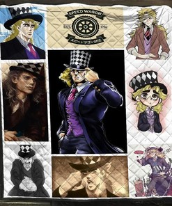 Robert E. O. Speedwagon From Jojo's Bizarre Adventure Blanket Gift For Lovers Quilt
