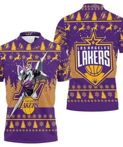 Robot Los Angeles Lakers Nba Western Conference Polo Shirt All Over Print Shirt 3d T-shirt