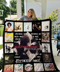 Rock Band Fleetwood Mac Studio Albums Quilt Blanket Bedding Set