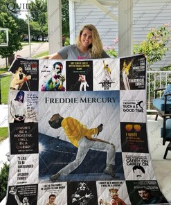 Rock Band Queen's Freddie Mercury Quilt Blanket Bedding Set