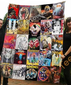 Rock Band Quilt Blanket Bedding Set