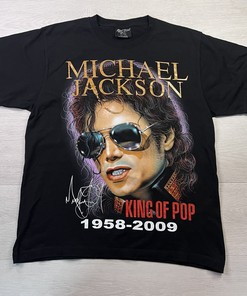 Rock Chang Michael Jackson King Of Pop 1958-2009 Black Men'S T-Shirt