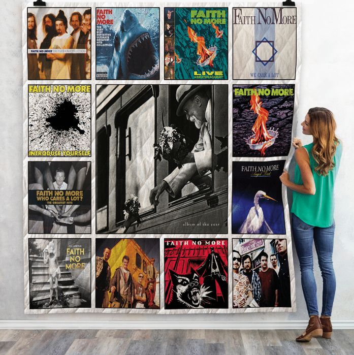 Rock Faith No More Best Album Combined Quilt Blanket