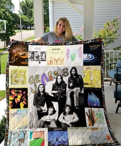Rock Genesis Albums Co Poster Quilt Blanket Bedding Set