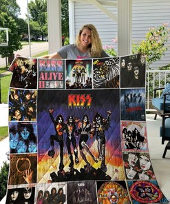 Rock Kiss Alive II Collection Quilt Blanket Bedding Set
