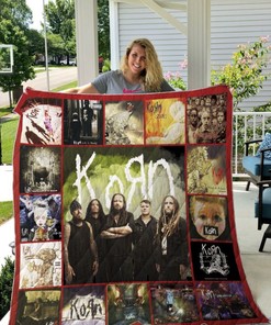 Rock Korn Style Graphic Collected Quilt Blanket Bedding Set