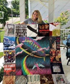 Rock Led Zeppelin Collection Quilt Blanket Bedding Set