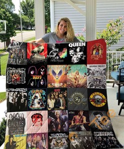 Rock Music For Fans Quilt Blanket Bedding Set