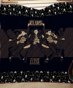 Rock N Roll Elvis Presley Collection Quilt Blanket Bedding Set