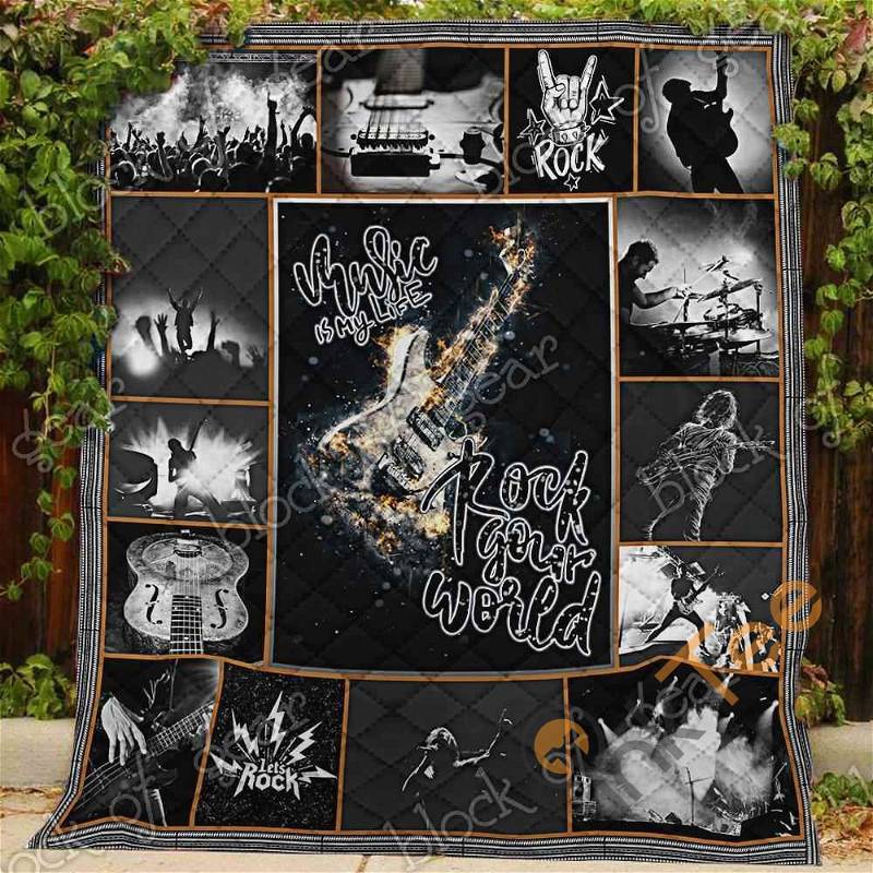 Rock Your World Quilt Blanket Bedding Set