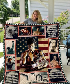 Rocky Iv Quilt Blanket Bedding Set for Home Décor