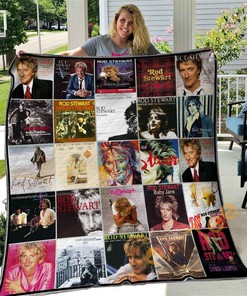 Rod Stewart Quilt Blanket Bedding Set With Pilliwcases Option