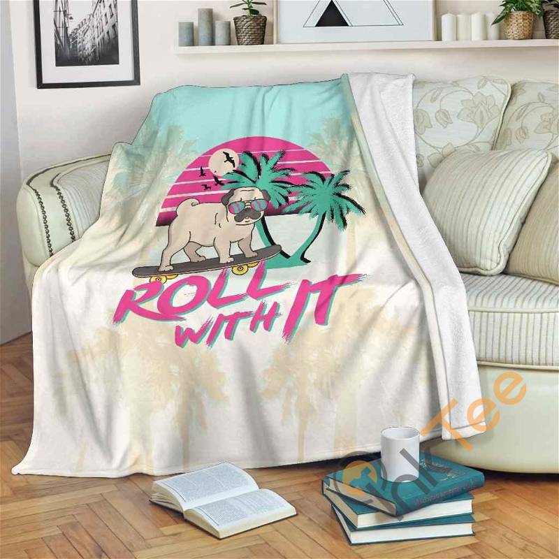 Roll With It Sherpa Fleece Blanket Gifts for Family, for Couple
