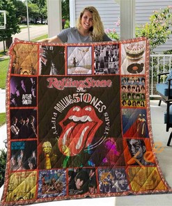 Rolling Stone 50Th Anniversary Quilt Blanket Bedding Set