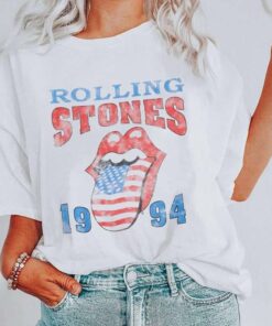 Rolling Stones 1994 American Flag T-Shirt