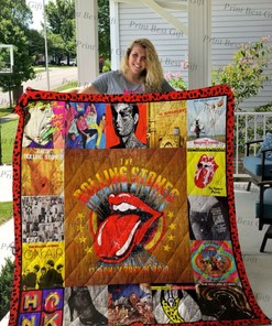 Rolling Stones Albums Cover Poster Quilt Blanket Bedding Set