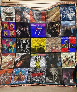 Rolling Stones Collage Quilt Blanket Bedding Set