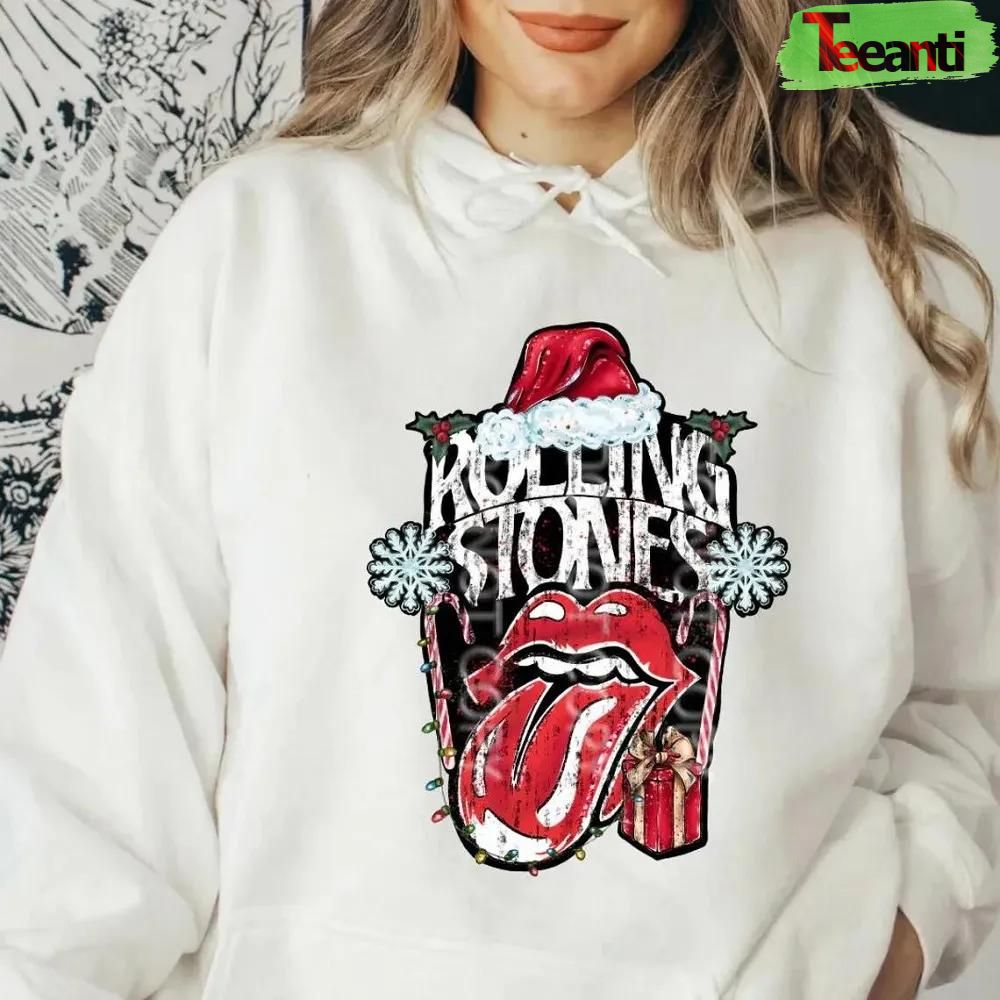 Rolling Stones Holiday Christmas Hoodie
