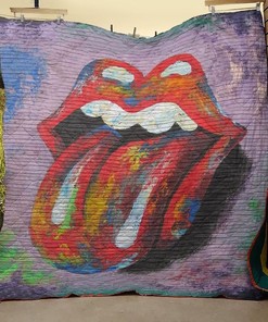 Rolling Stones Quilt Blanket Bedding Set for Home Décor