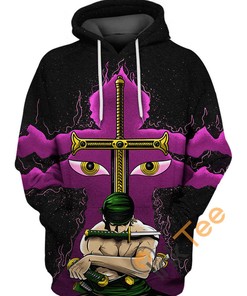 Roronoa Zoro Cross Hoodie 3D
