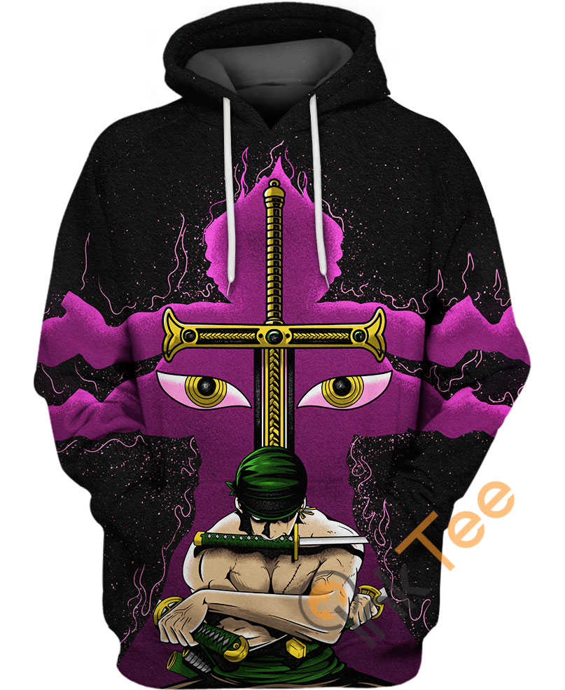 Roronoa Zoro Cross Hoodie 3D