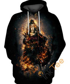 Roronoa Zoro Three Swords Hoodie 3D