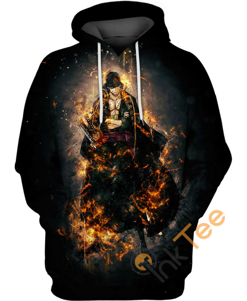 Roronoa Zoro Three Swords Hoodie 3D