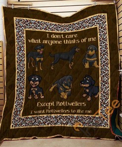 Rottweiler 09 Quilt Blanket Bedding Set